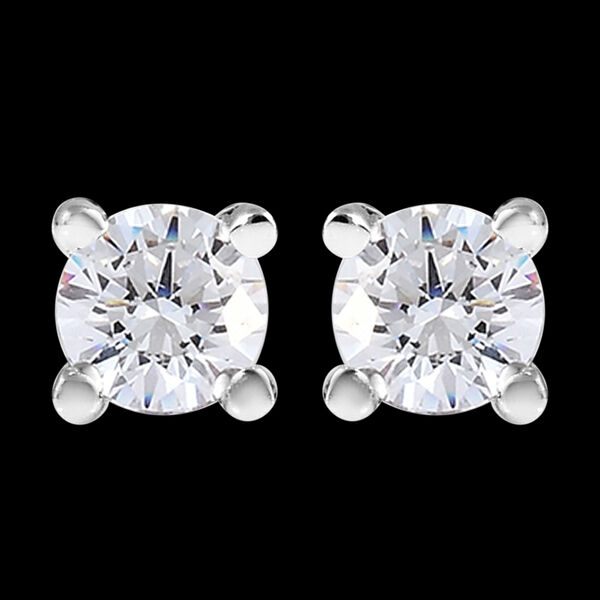 SGL zertifizierte P2-P3 GH Diamant-Ohrstecker - 0,25 ct. image number 2