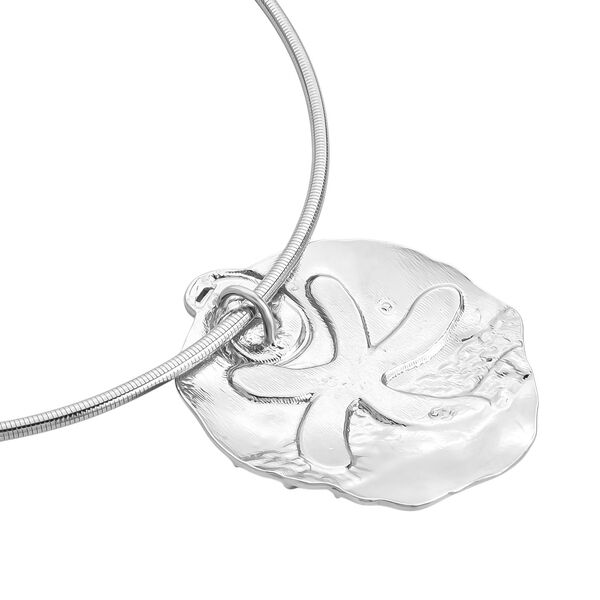 Wei&szlig;er Kristall Halskette ca. 48 cm Bicolor image number 4