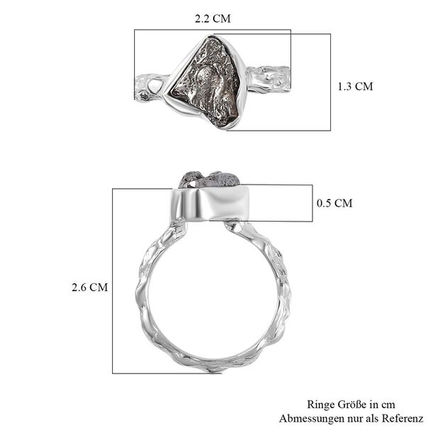 2er-Set- Meteorit Ring - 17 ct. image number 8