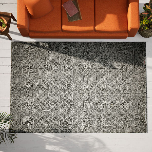 Digitaldruck Teppich, cr&eacute;me und multicolor image number 1