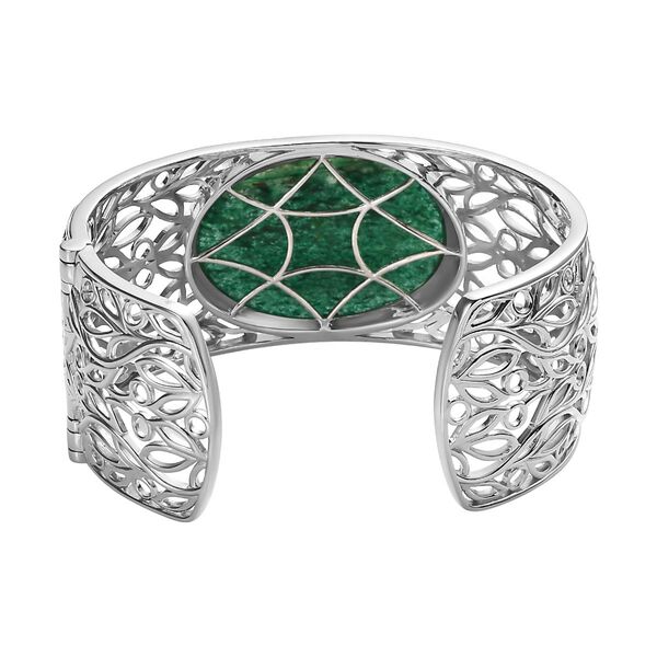 Gr&uuml;ner Aventurin-Armreif, 19cm - 63,26 ct. image number 5