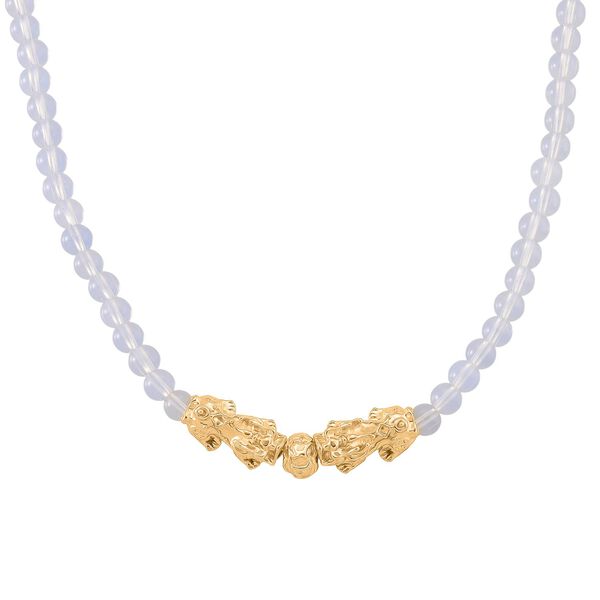 Opalite Schmuckset Legierung gelb vergoldet ca. 430.00 ct image number 4