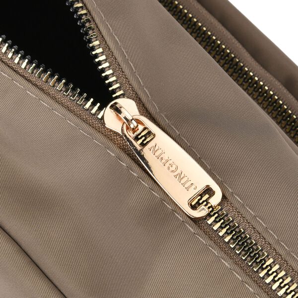 Stylische Umhängetasche mit verstellbarem Gurt und RFID-Schutz, Beige image number 7