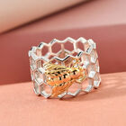 Zweifarbiger Bienenstock-Ring image number 3