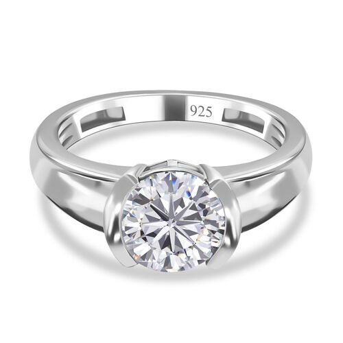 Moissanit Solitär Ring- 1,47 ct. image number 0