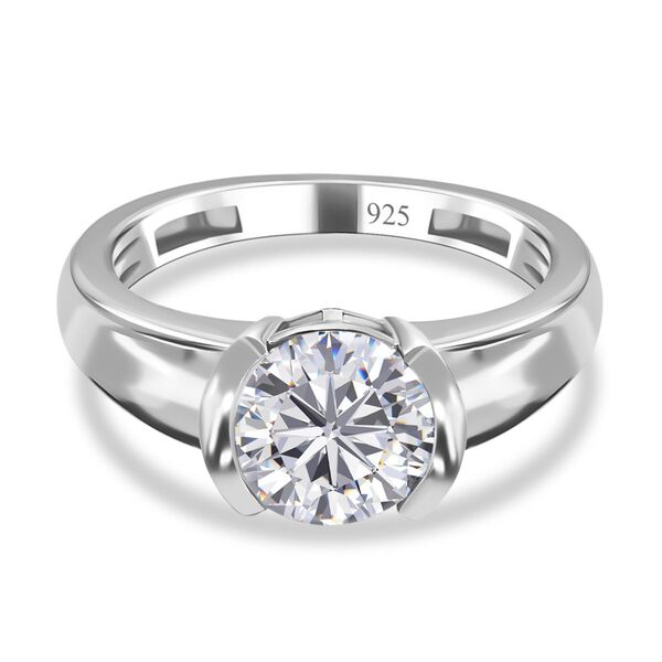 Moissanit Solit&auml;r Ring- 1,47 ct.