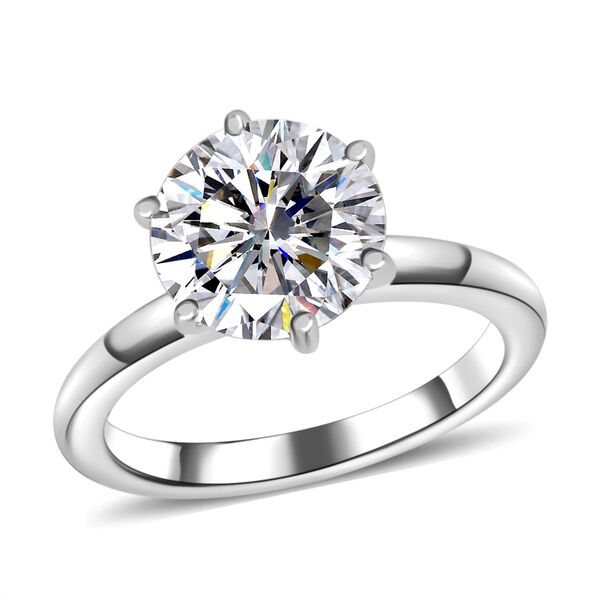 Funkelnde K&ouml;nigin- Moissanit Ring- 2,47 ct. image number 3