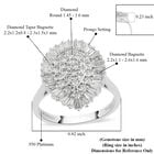 RHAPSODY Diamant-Ring, VS E-F, 950 Platin  ca. 1,08 ct image number 4