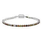 D'Joy AA Mehrfarbig-Turmalin Armband ca. 19 cm 925 Silber rhodiniert ca. 6,36 ct.