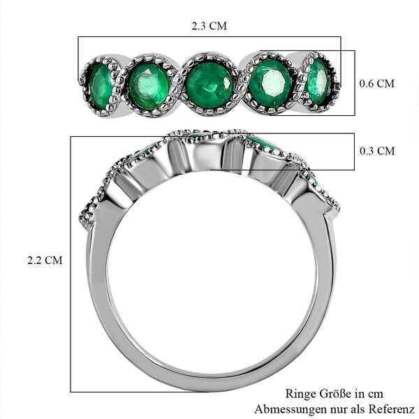 Kagem sambischer Smaragd-Ring - 1 ct. image number 6