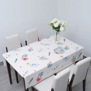 Wasserdichte PVC Tischdecke, Blattmuster