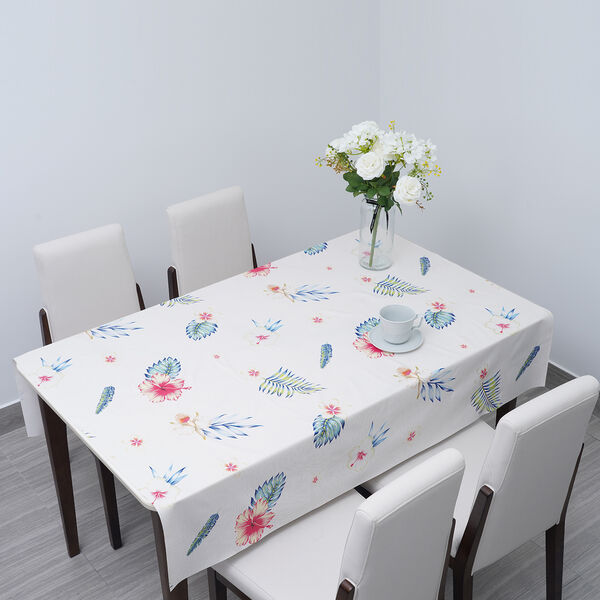 Wasserdichte PVC Tischdecke, Blattmuster