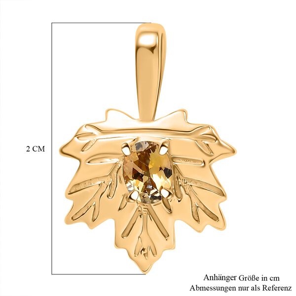 AA nat&uuml;rlicher goldener Tansanit Anh&auml;nger, ca. 0,35 ct. image number 6