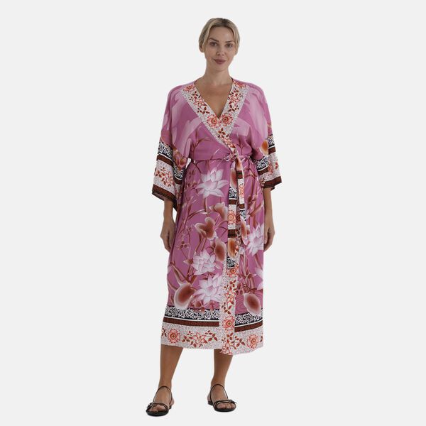 La Marey placement  print Brid  kimono