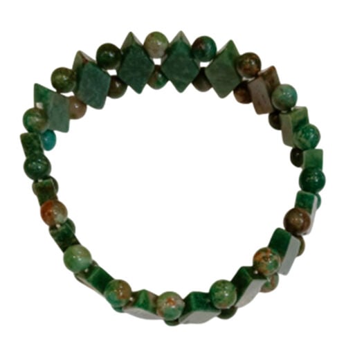 Grüner Aventurin Armband Flexibel ca. 150,00 ct. image number 0