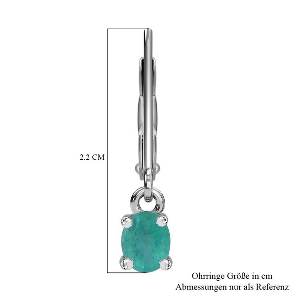 AAA Kagem sambische Smaragd-Ohrringe - 0,65 ct. image number 5