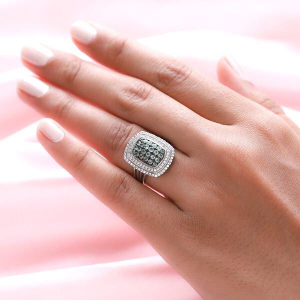 Alexandrit und Zirkon Ring - 1,56 ct. image number 3