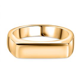 925 Silber 750 Gelbgold VermeilRing (Größe 17.00) ca. 7,13g