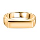 925 Silber 750 Gelbgold VermeilRing (Größe 19.00) ca. 7,13g