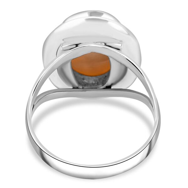 Royal Bali Kollektion- Wei&szlig;e Mabe Perle Ring image number 4