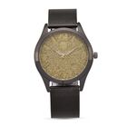 STRADA Stardust Zifferblattuhr mit japanischem Uhrwerk und schwarzfarbenem Edelstahl-Mesh-Armband