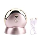 BEAUTECH - RF EMS Beauty-Gerät, 3 Modi, 3 Intensitätsstufen, Vibration, Aluminiumlegierung, mit Ladebasis, 80x77x36?mm, Silber