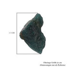 Handgearbeitete, blaugrüner Grandidierit Fancy-Schliff-Ohrstecker, 925 Silber platiniert ca. 6,72 ct image number 5