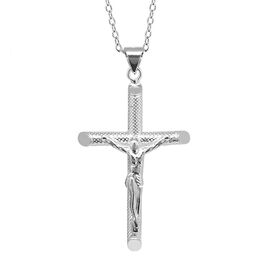 Kreuzanhänger mit Kette, 925 Silber ca. 3,00g