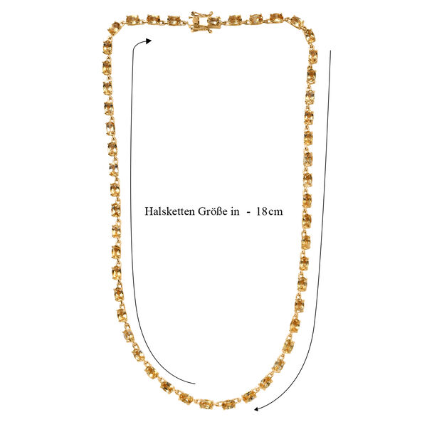 EverTrue Citrin 45cm Halskette - 22,49 ct. image number 5