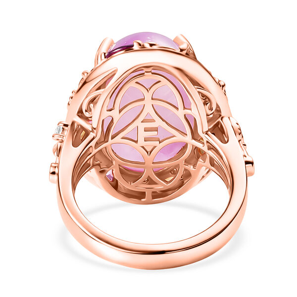 EverTrue Kunzit, Citrin, Rhodolith Granat, Peridot und Zirkon Ring - 16,30 ct. image number 5