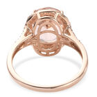 AAA Morganit und Diamant-Ring, 585 Roségold  ca. 4,82 ct image number 4