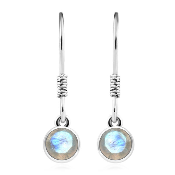 Regenbogen Mondstein-Anhänger und Ohrringe aus 925 Silber, mit Kette aus Edelstahl ca. 2,76 ct image number 7