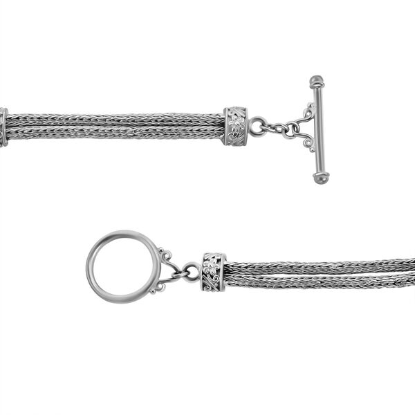 Sajen Silver- Labradorit 18,5cm Armband - 77,17 ct. image number 4