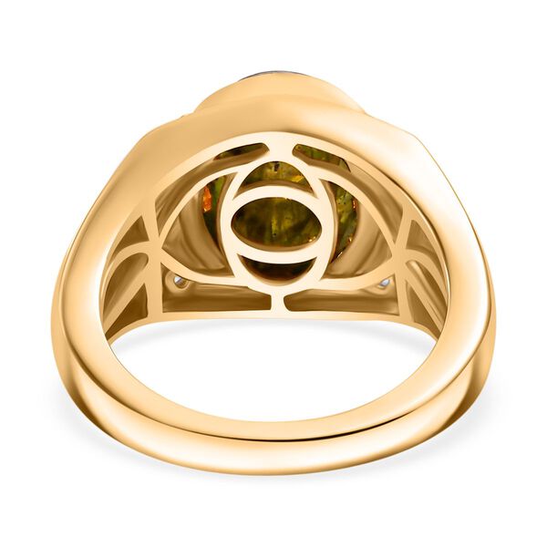 Labradorit und Zirkon Ring - 6,22 ct. image number 6