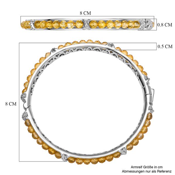 Citrin Armreif, 19 cm - 29,99 ct. image number 6