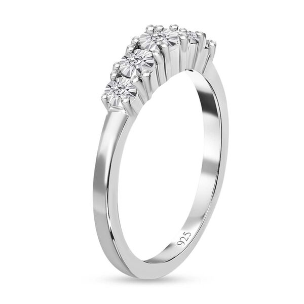 Diamant 5 Stein Ring image number 5