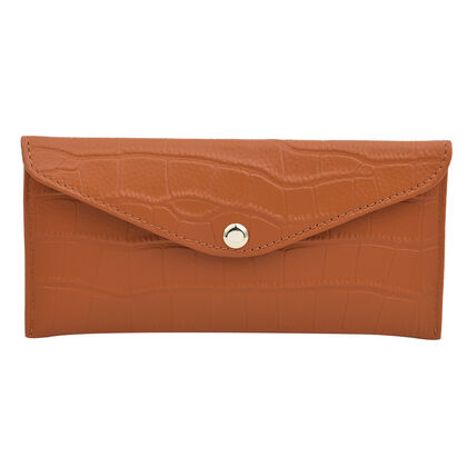 CLOSE OUT: Long Size Brieftasche mit RFID Schutz, 100% echtes Leder, Größe 20,5x10 cm, Braun