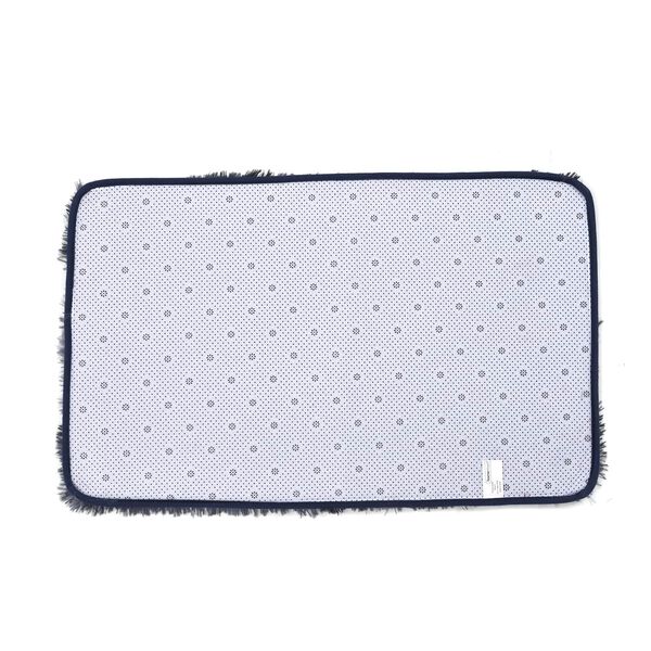 2er Set - Verlauf-Pl&uuml;sch-Matten mit Anti-Rutsch-R&uuml;ckseite, Dunkelgrau image number 4