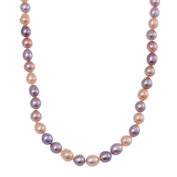 Mehrfarbige Edison Perlen-Halskette, 45 cm image number 3