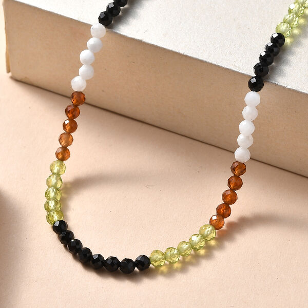 D'Joy Multi-Edelstein 45+5cm Halskette - 30 ct. image number 2