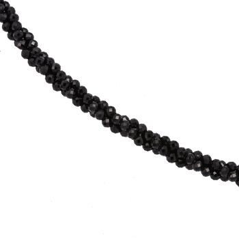 Schwarze Spinell 45cm Halskette - 50 ct.