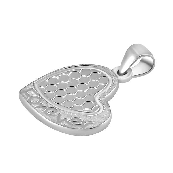 Herz-Anhänger, 925 Silber rhodiniert image number 2