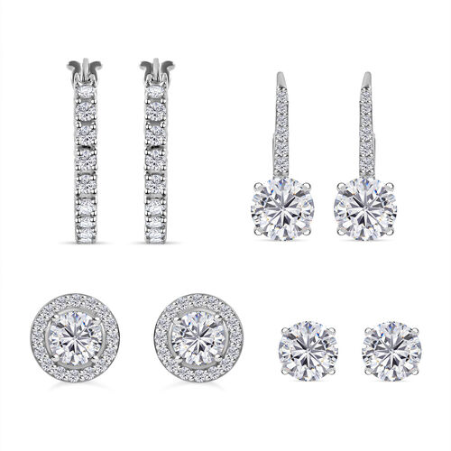 Luxus Zirkonia Ohrringe Set - 10,97 ct. image number 0