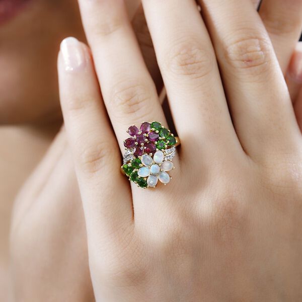 Multi-Edelstein-Ring - 3,59 ct. image number 3