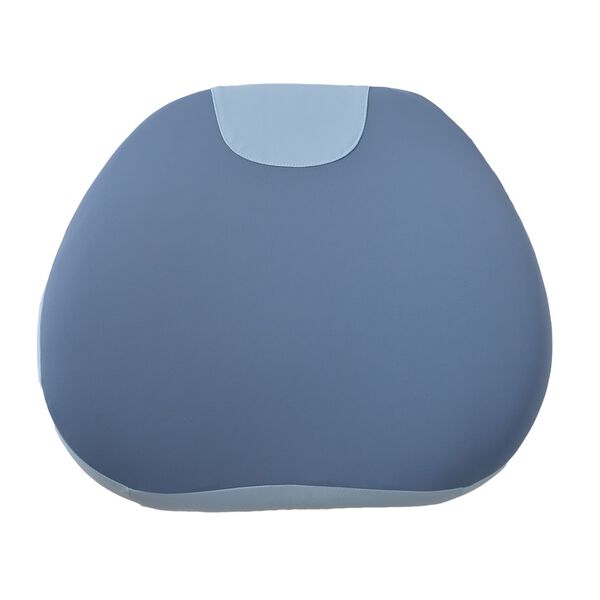 Memory-Foam-Rückenkissen mit ergonomischem Design, vakuumverpackt, 40x34.5x11 cm, Blau