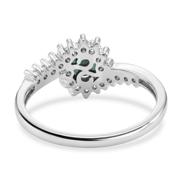 D'Joy Socoto Smaragd und Zirkon Ring - 1 ct. image number 5