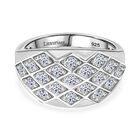 LUXURIANT DIAMOND - Lab Grown Diamant SI-GH Ring 925 Silber rhodiniert (Größe 18.00) ca. 1.00 ct