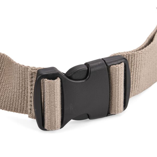 Nylon Crossbody Tasche in Hellgrau mit praktischen Fächern, 19x12x6cm image number 6