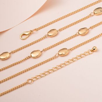 Std Gelb Halskette ca. 73.75 cm ca. 21,00g