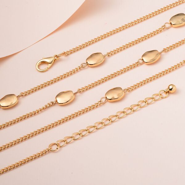 Std Gelb Halskette ca. 73.75 cm ca. 21,00g image number 1